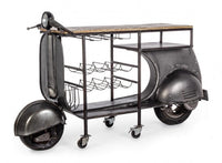 Consolle Bar 183x43x105h cm Scooter Retrò Replica
