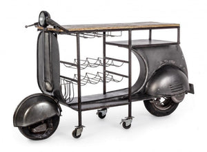 Consolle Bar 183x43x105h cm Scooter Retrò Replica
