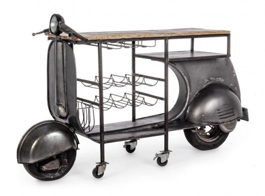 Consolle Bar 183x43x105h cm Scooter Retrò Replica