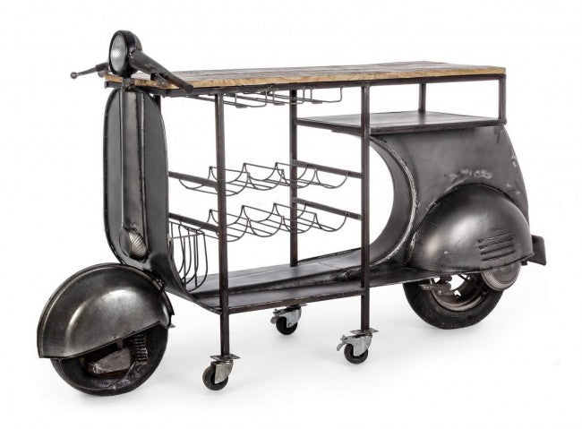 Consolle Bar 183x43x105h cm Scooter Retrò Replica