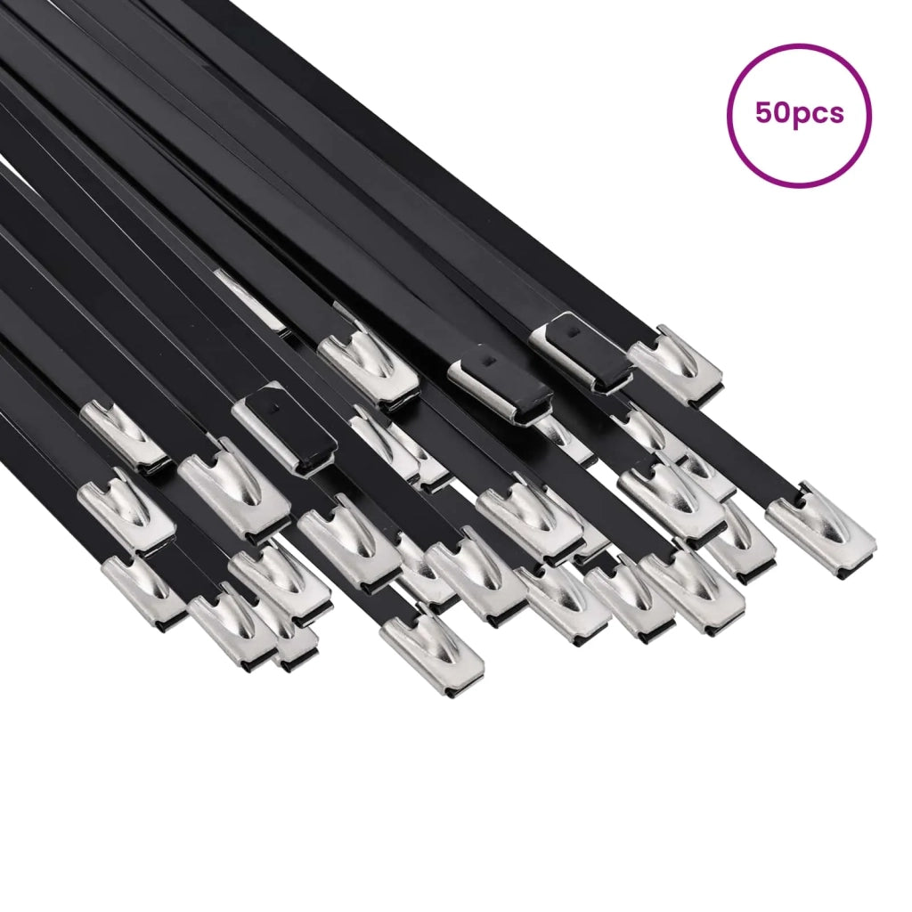Fascetta per Cavi 50 pz 4,6 x 300 mm Nero 42029294
