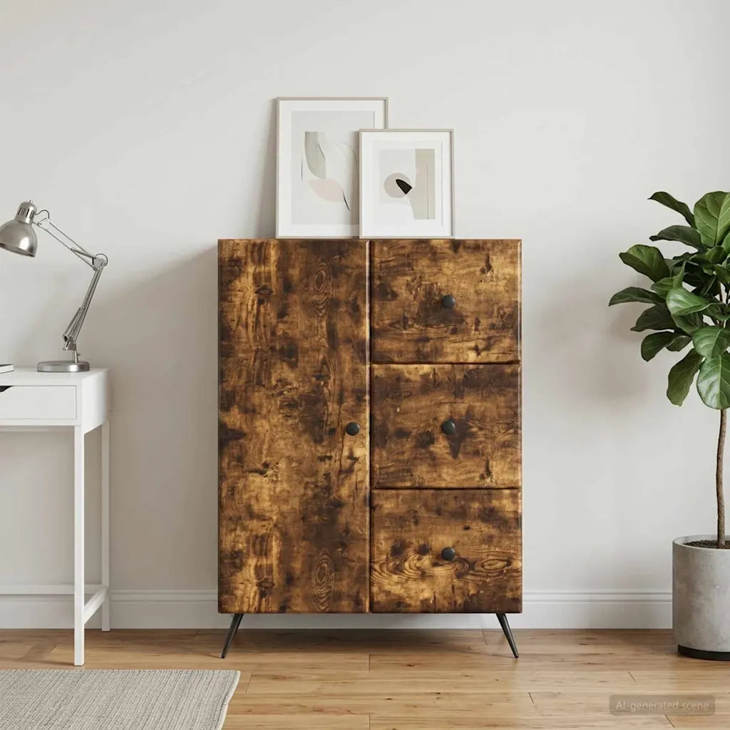 Credenza Rovere Fumo 66 x 34,5 x 90 cm Legno ingegnerizzato 895550
