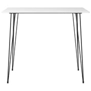 Tavolo da Bar Bianco 120x60x105 cm 248144