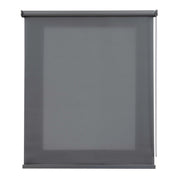 Tenda a rullo traslucida Premium con finitura metallizzata Grigio scuro 45x180 cm