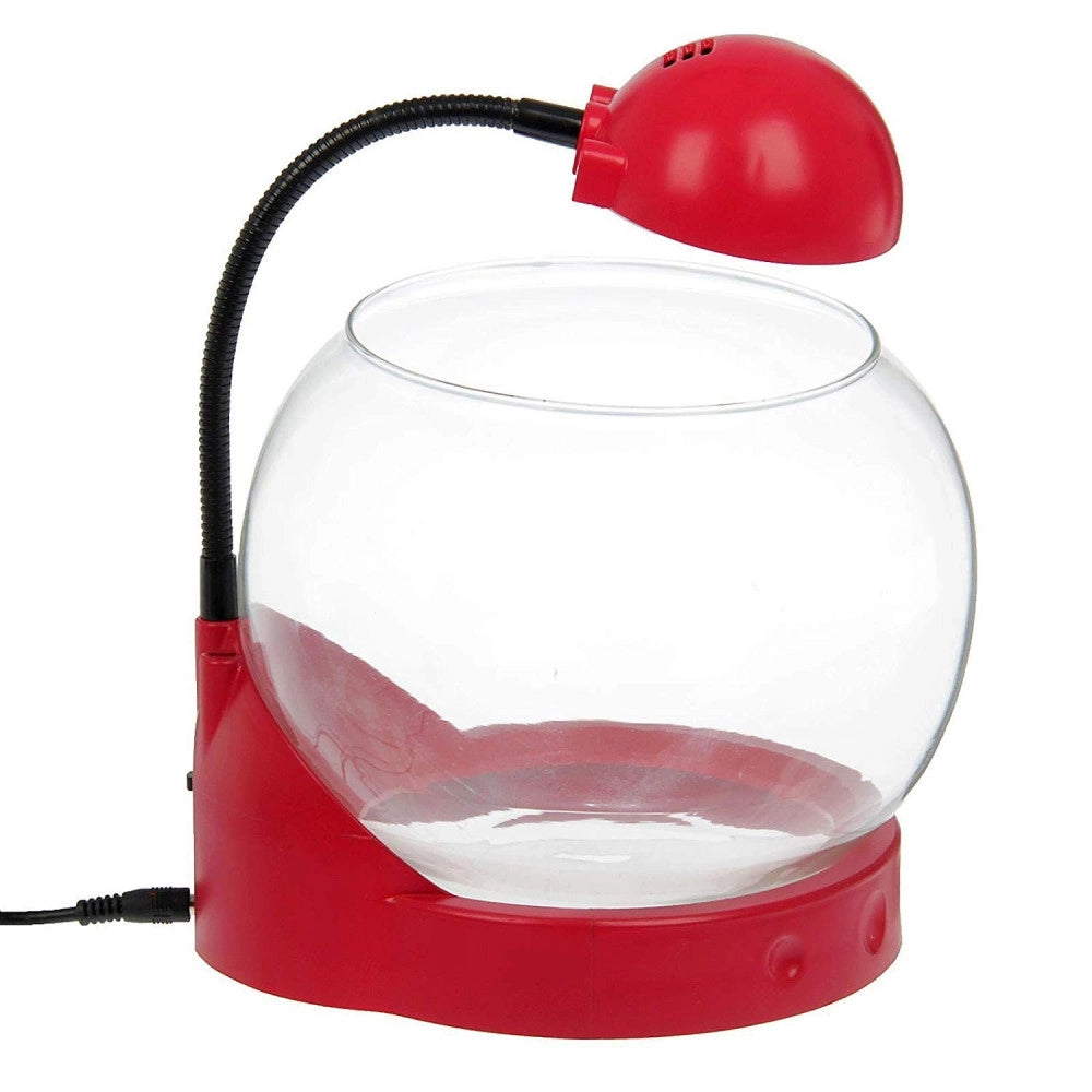 Trade Shop - Lampada Mini Acquario Ampolla Tg01 Capacita' 2 Litri 3 Led 20x19x27cm -