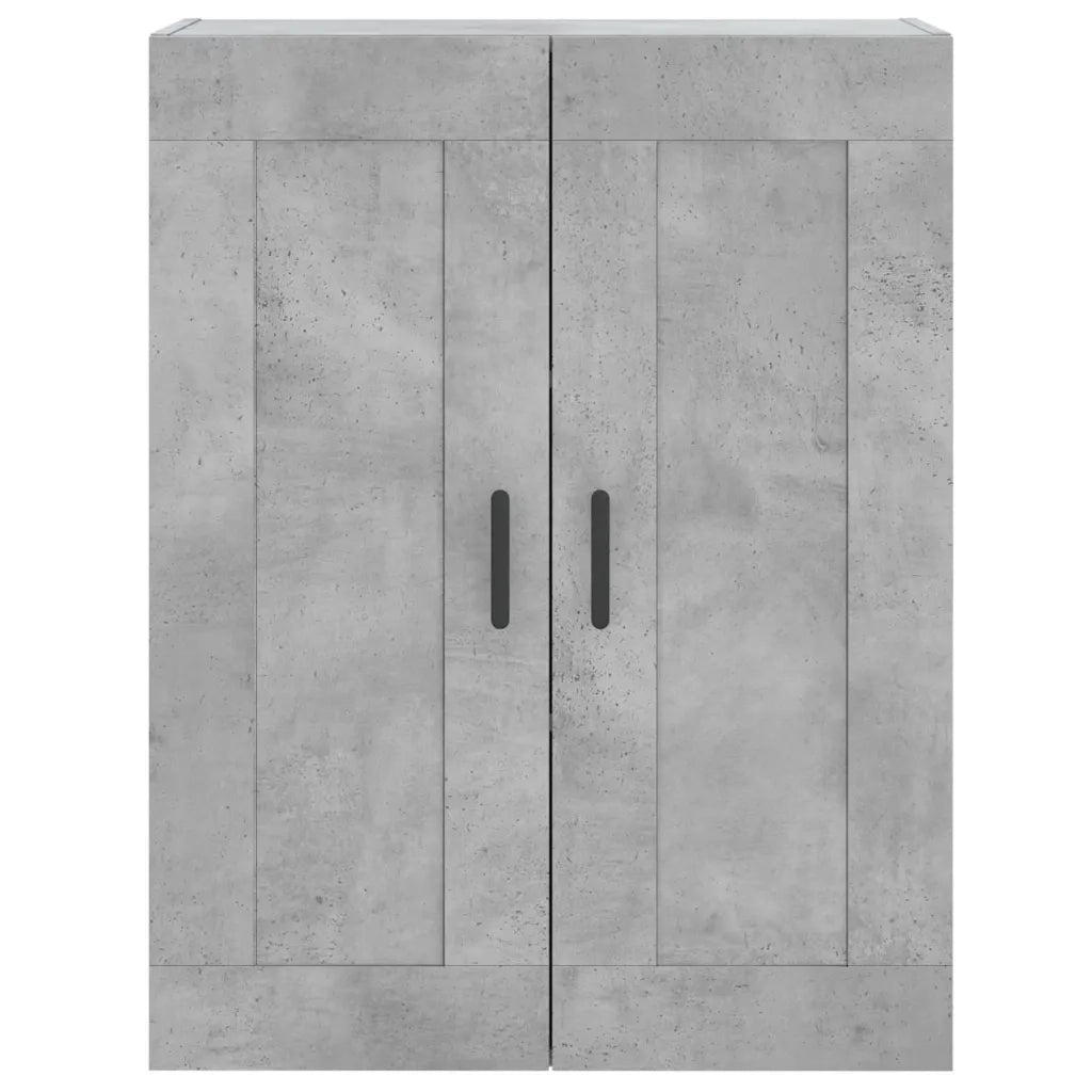 Credenza Grigio Cemento 69,5x34x180 cm in Legno Multistrato 3199565