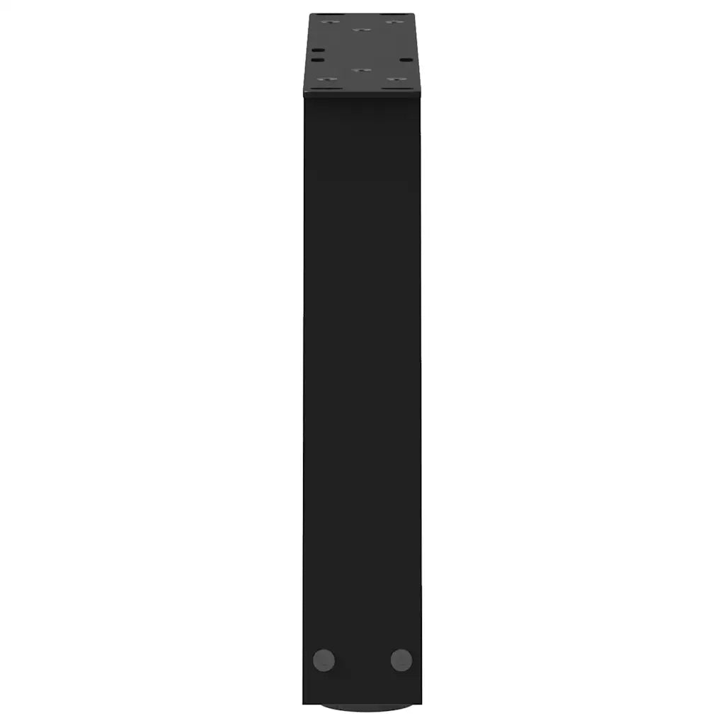 Gambe per Tavolino da Caff¨¨ a Forma di V 2 pz-Set di 2 Gamba per Tavolo Nere 40x(30-31,3) cm Acciaio 497740