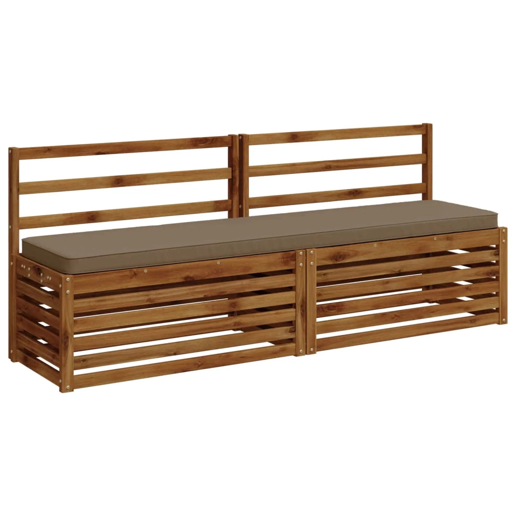 Cuscino per Panchina a 1 Pezzo VUGHT 100% Poliestere Tortora 951578