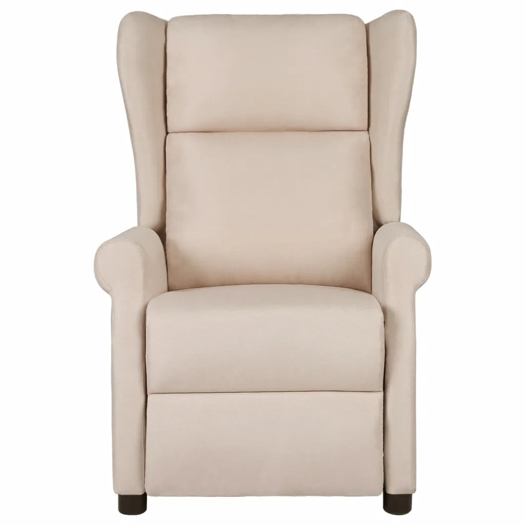 Poltrona Massaggiante Crema in Tessuto 348525