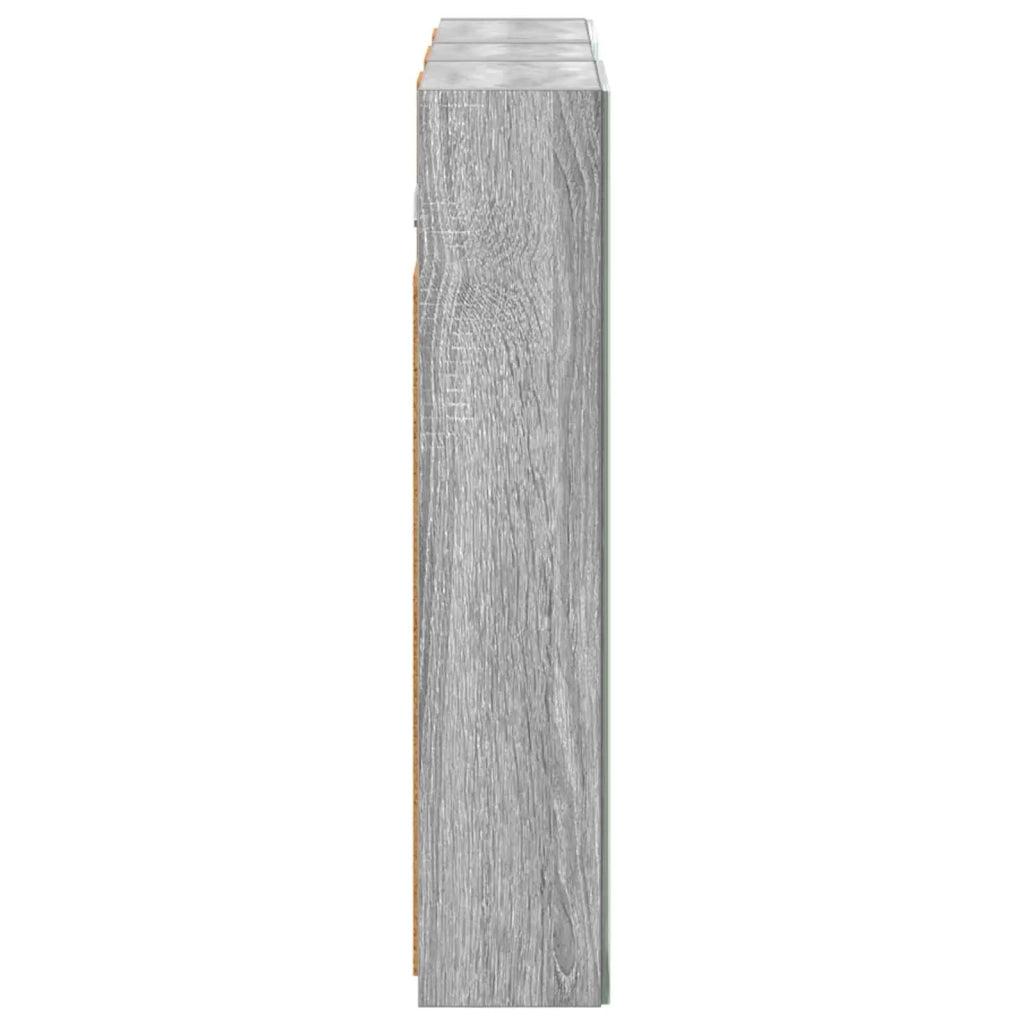 Set di Armadi da Bagno con lo scaffale 3 pcs 80 x 10,5 x 50 cm
