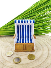 Sistema di Risparmio per Vacanze con Sedile da Spiaggia - Cassetto di Risparmio Reutilizzabile per Viaggi - Ideale per i Bambini - Apprendimento della Spesa - Struttura da Spiaggia
