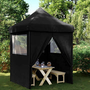 Tenda Party Nero 200 x 200 x 306 cm Tessuto Oxford