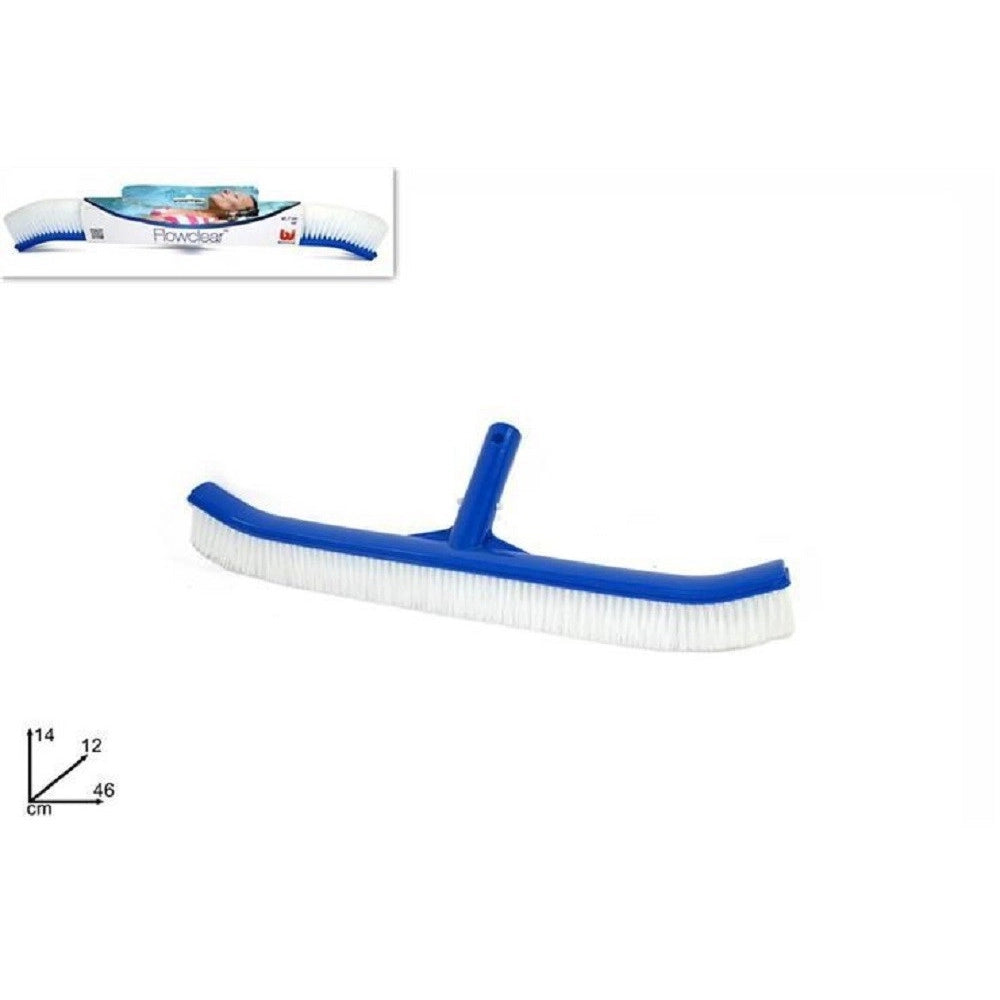 Spazzola Curva Per Parete Grande Per La Pulizia Angoli Fondo Delle Piscine 58280         