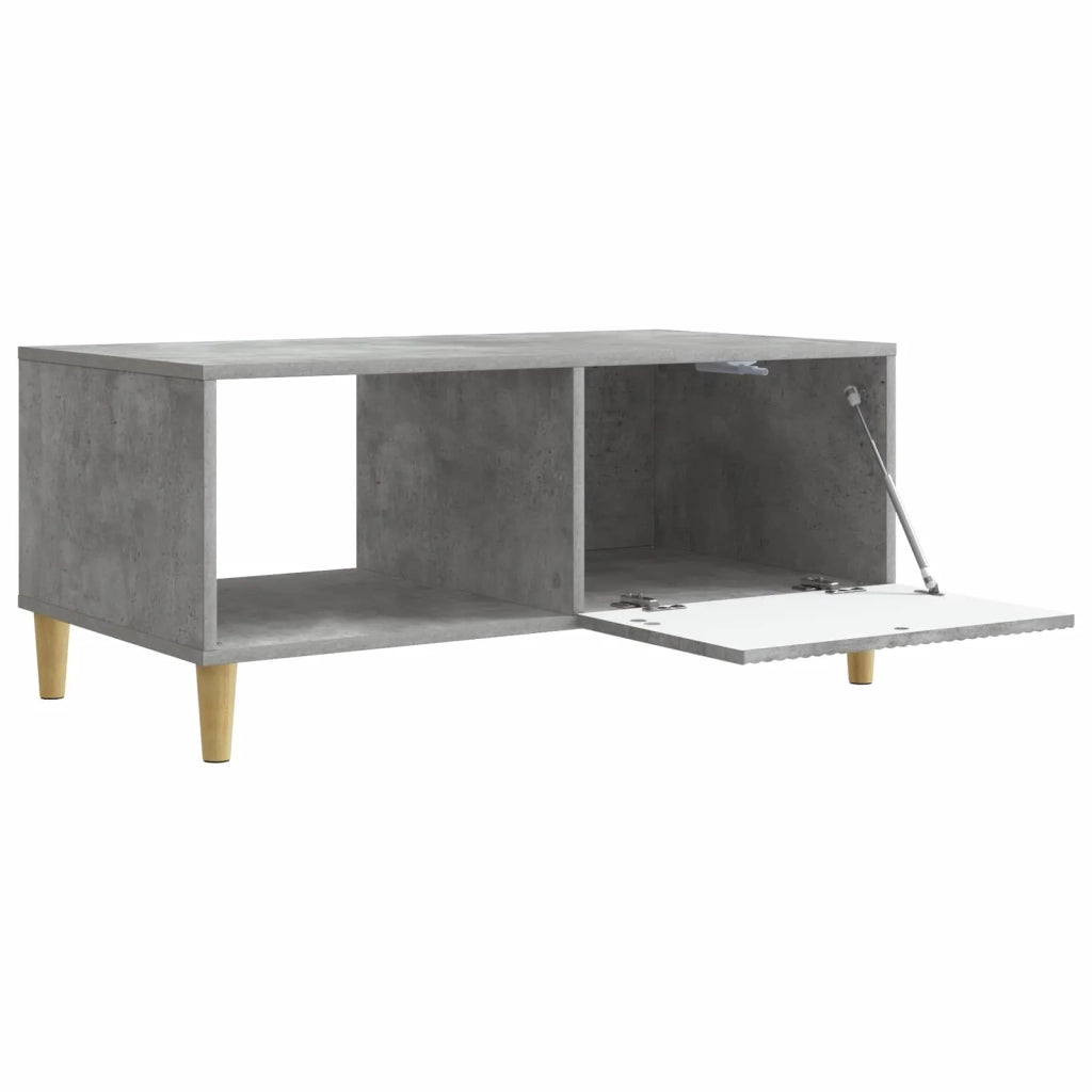 Tavolino da salotto Grigio Cemento 90 x 50 x 40 cm