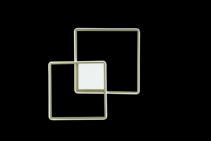 PLAFONIERA DOWEL ORO LED 3000K 46W 2865LM 55CM DIMMERABILE