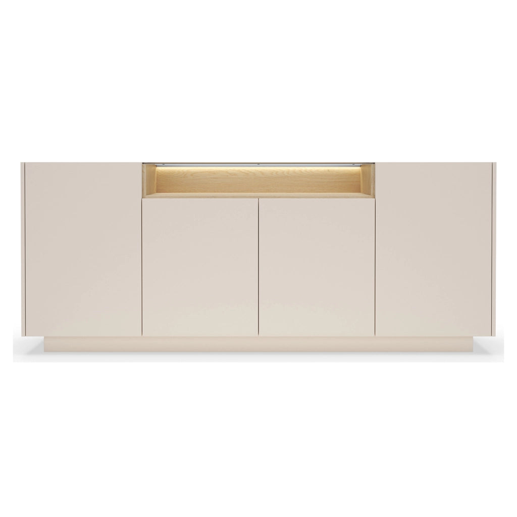 Madia Halefa, Credenza 4 Ripiani, 103x40x83h cm Beige