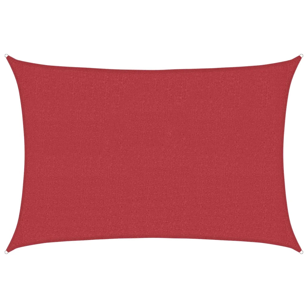 Vela Parasole 160 g/m² Rossa 2,5x4 m in HDPE 311619