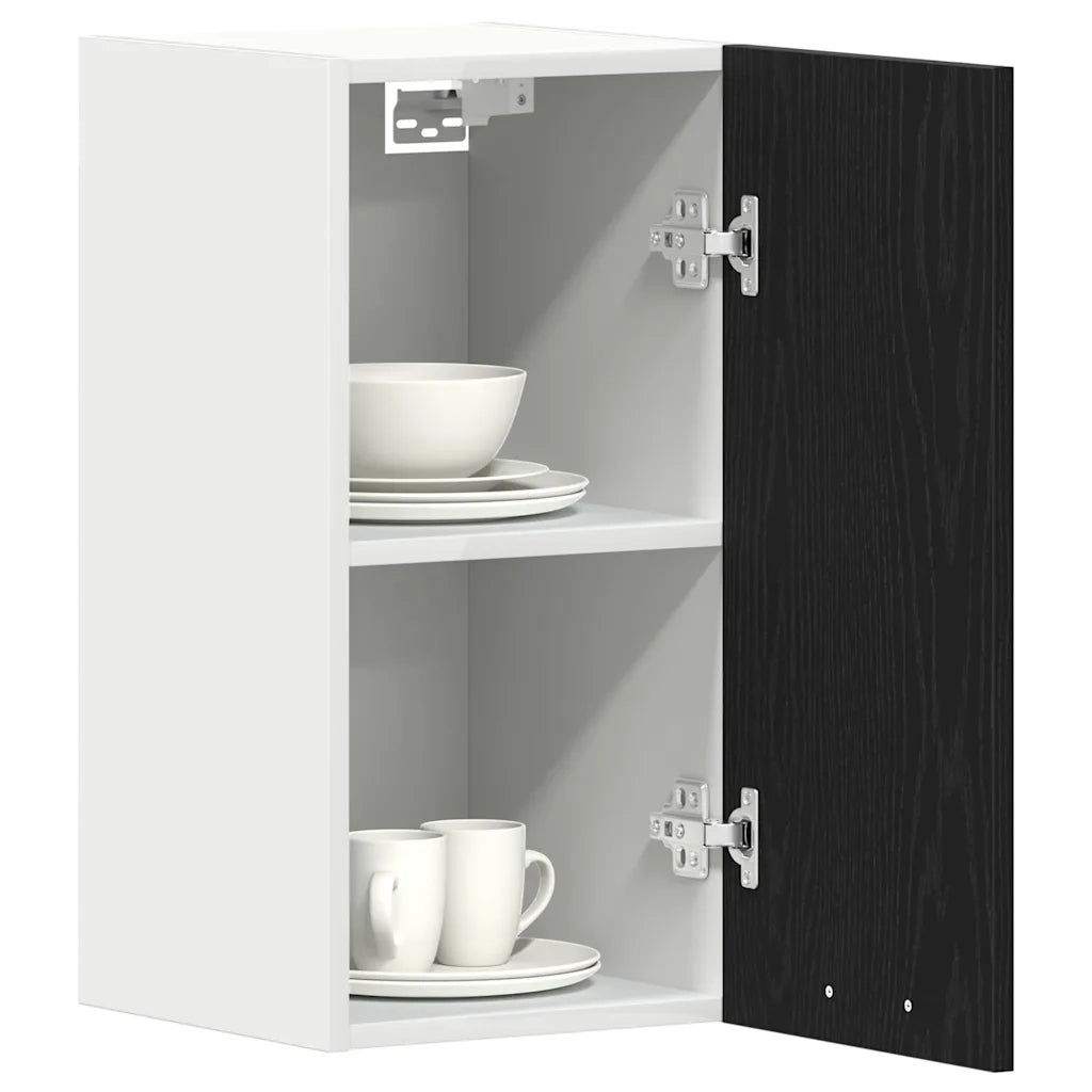 Pensile pensile Rovere Nero 30x31x60 cm in Legno Multistrato 863140