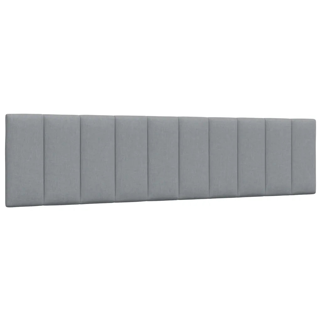 vidaXL Giroletto senza Materasso Grigio Chiaro 200x200 cm Tessuto