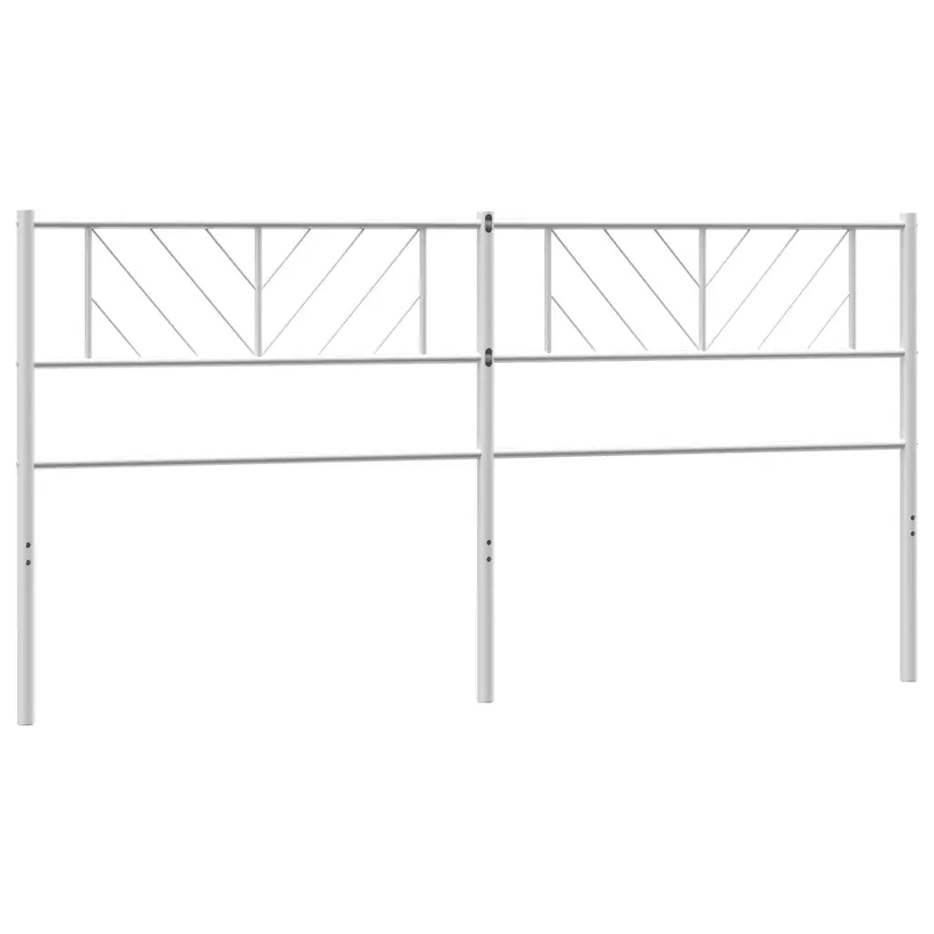 Testiera di Ricambio in Metallo Bianco 200 cm 372266