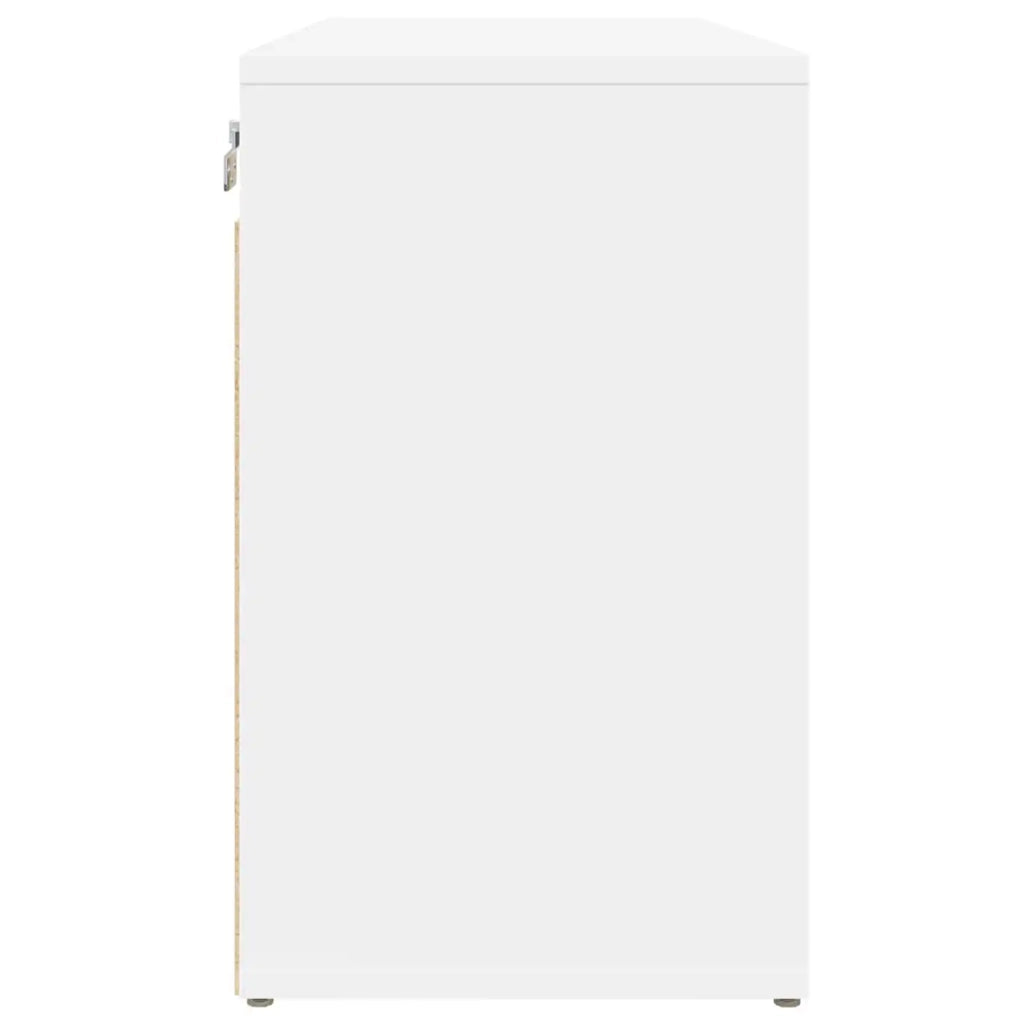 Mobile per scarpe Bianco 77,5 x 30 x 51 cm Legno multistrato 808675