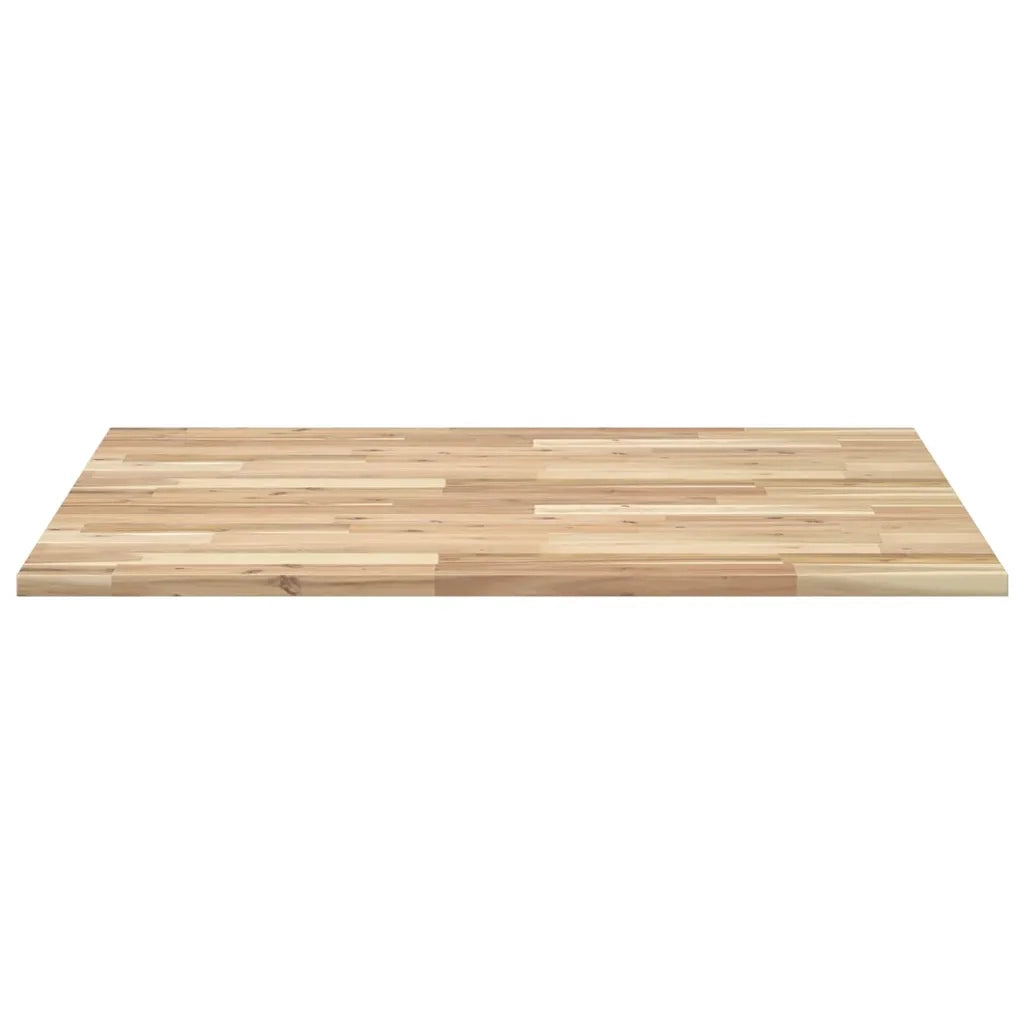 Piano Tavolo Quadrato 90x90x2 cm in Legno Massello di Acacia 4008711