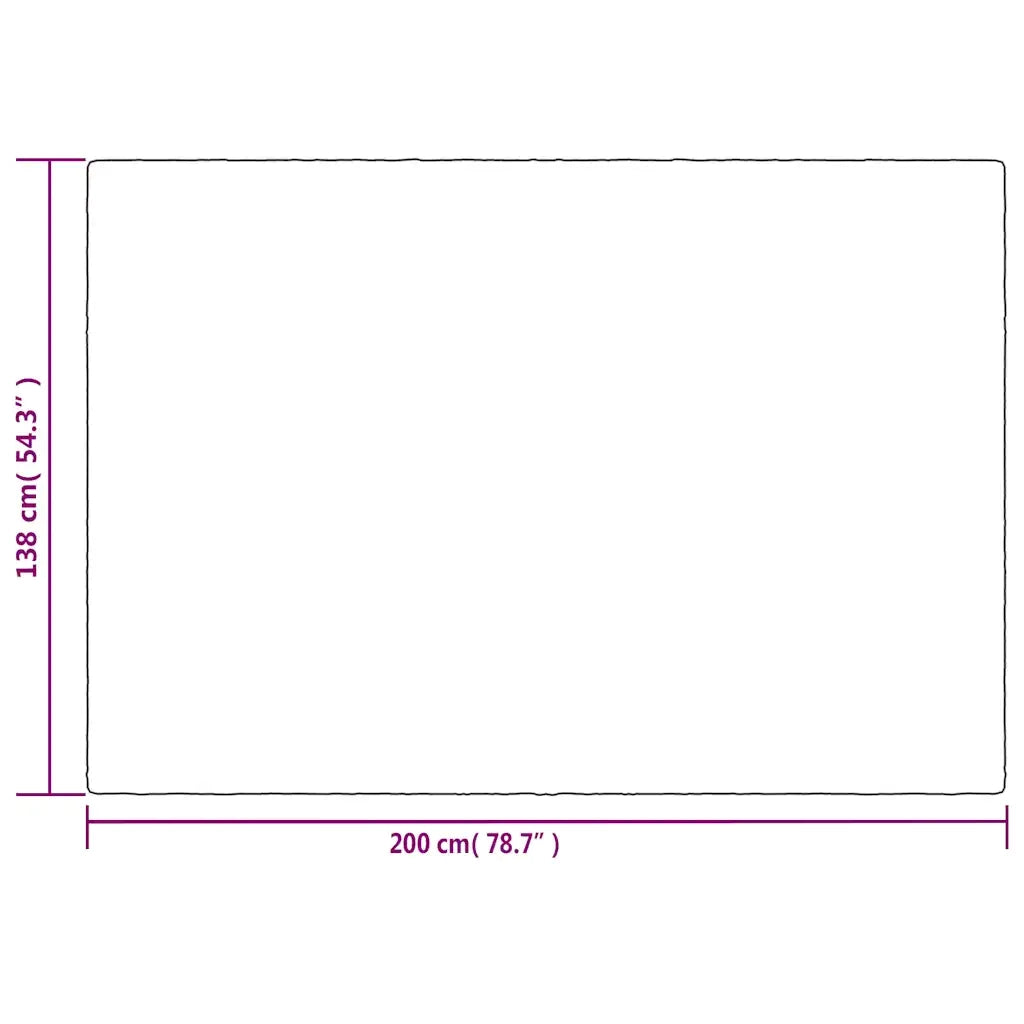 Coperta Ponderata con Copertura Grigia 138x200 cm 6 kg Tessuto 350826