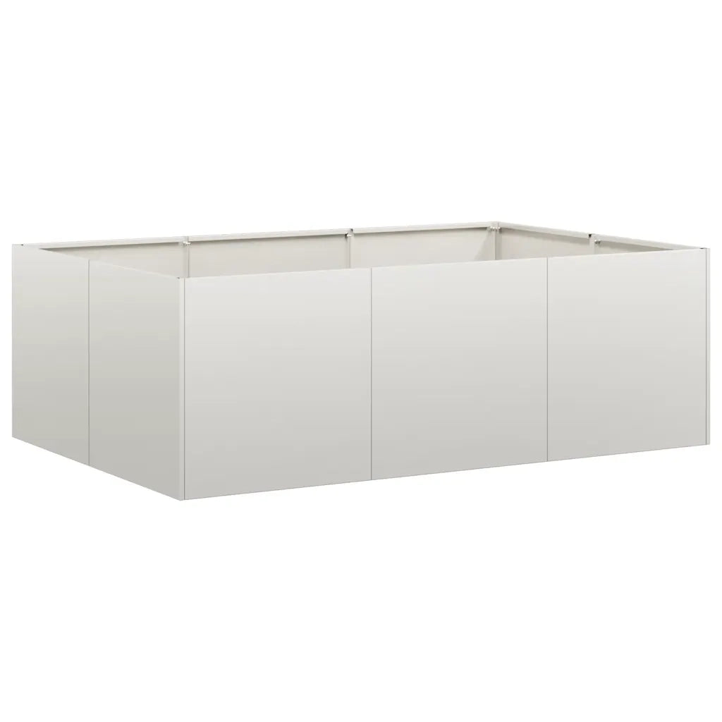 vidaXL Fioriera 120x80x40 cm in Acciaio Inox
