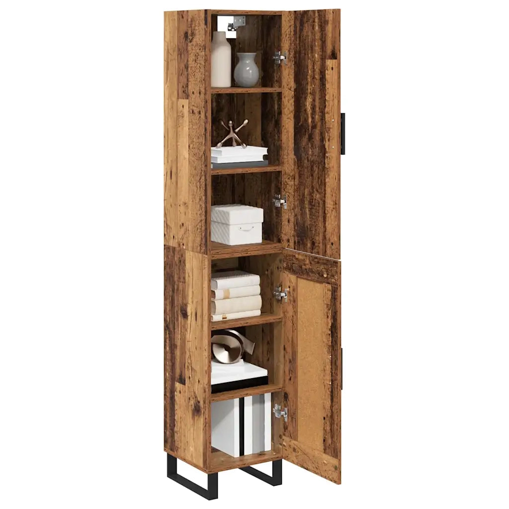 Credenza-Buffet-Armadio da cucina Legno vecchio 34,5 x 34 x 180 cm Legno multistrato 982950