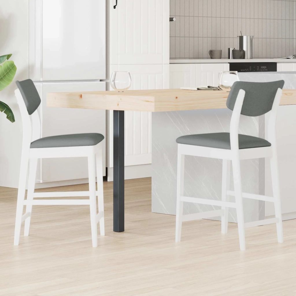 Sedie da pranzo 2 pcs Bianco 48 x 49 x 95 cm