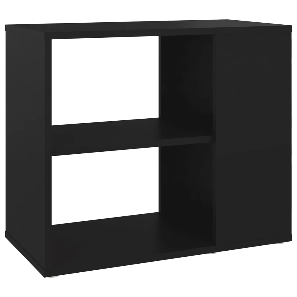 Credenza Nera 60x30x50 cm in Truciolato