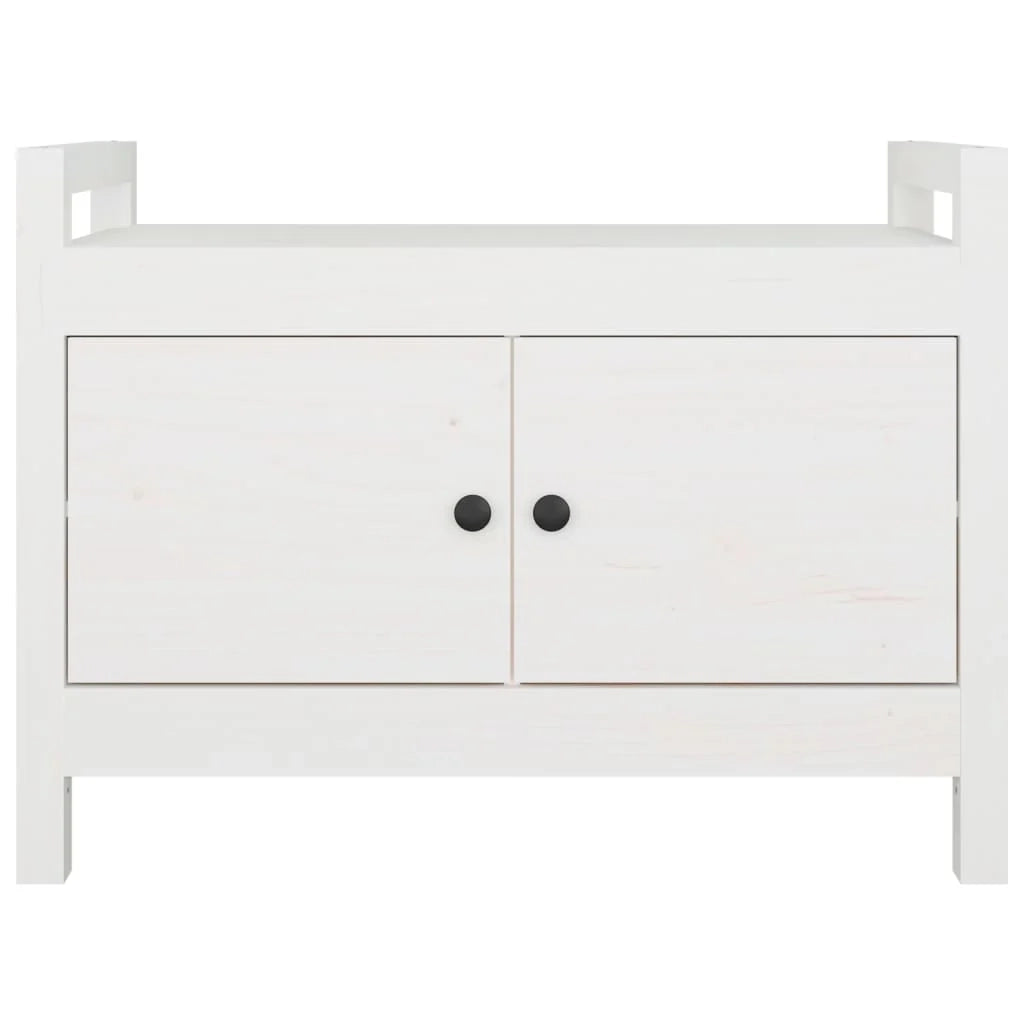 Panca da ingresso 80 x 40 x 60 cm in legno massello di pino bianco 02_0011027