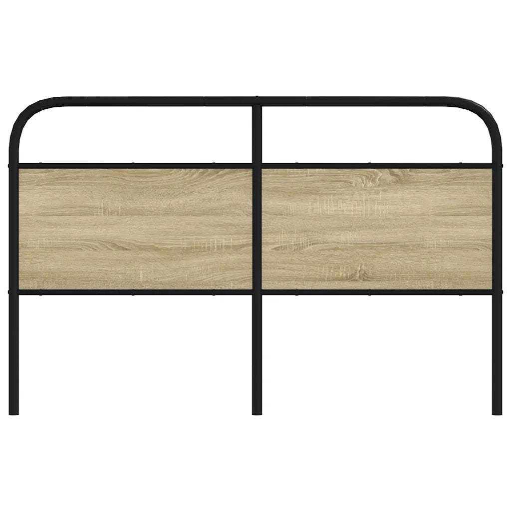 Testiera di Ricambio Rovere Sonoma 160 cm in Acciaio e Legno Multistrato 4100293