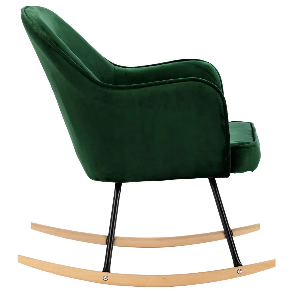 Sedia da Pranzo Verde Scuro in Velluto cod mxl 51541