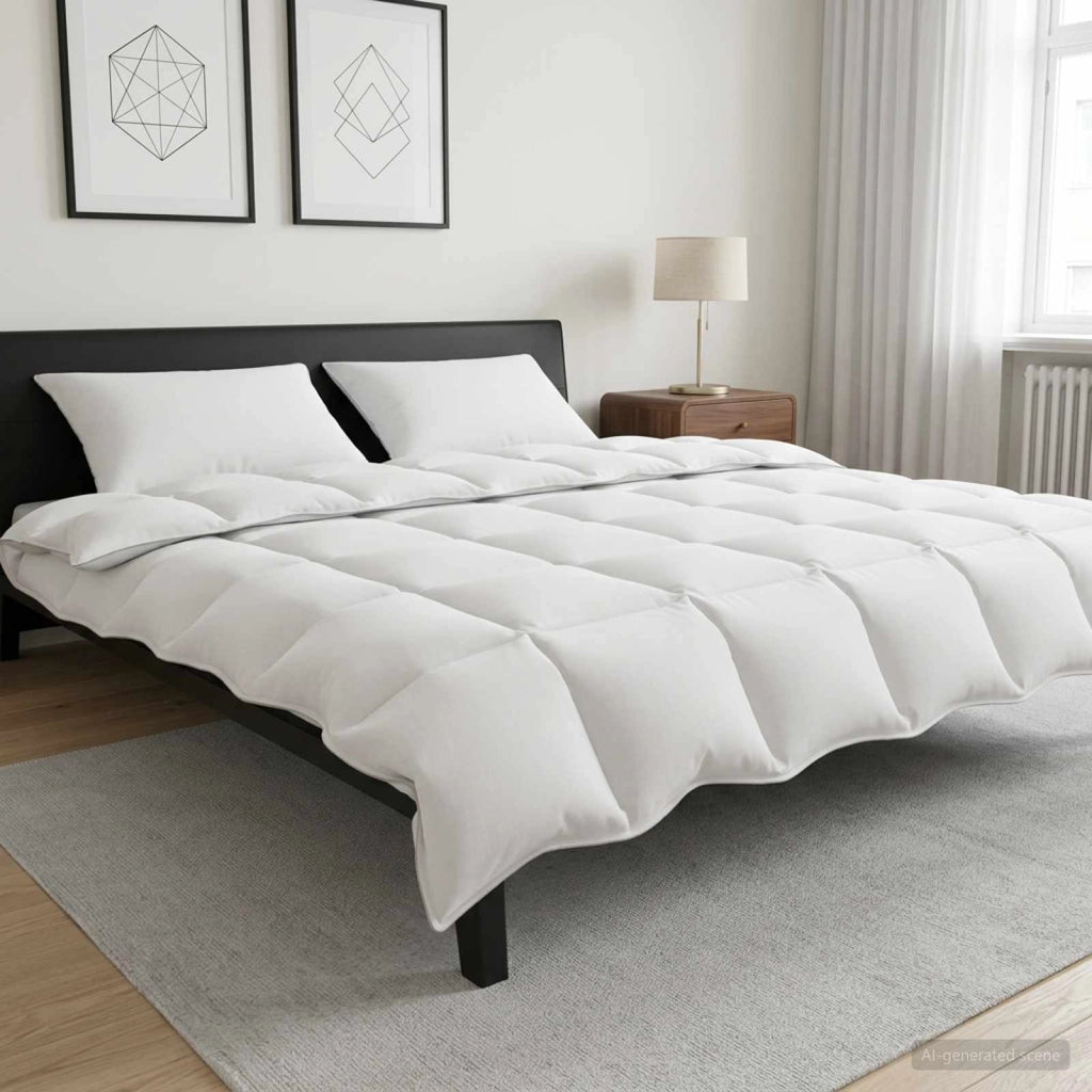 Set di Piumoni Bianco 240 x 220 cm Poliestere, Bamboo 3432749