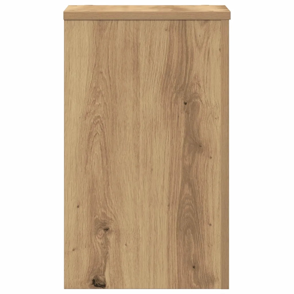 vidaXL Supporti per Piante 2 pz Rovere 30x30x50 cm in Multistrato