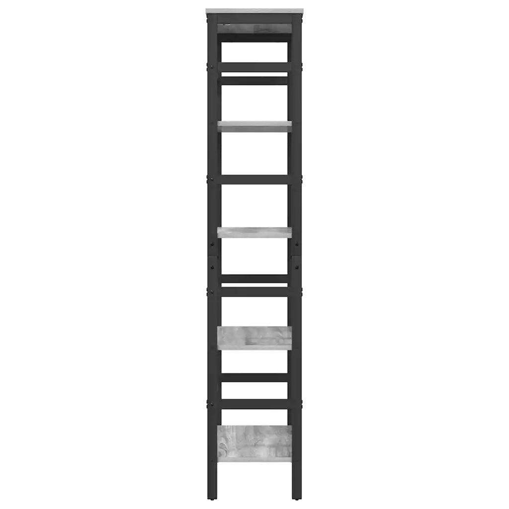 Libreria Grigio Sonoma 60 x 29,5 x 149 cm Legno multistrato 883931