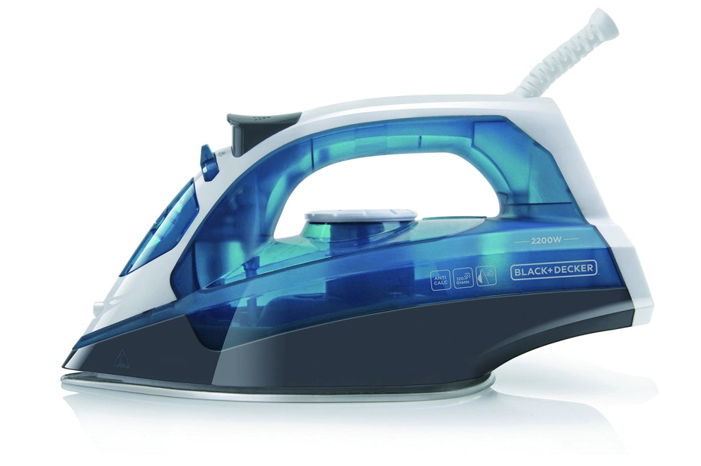 Black+Decker FERRO DA STIRO BXIR2200E 2.200 W - 280 ml.  Piastra in acciaio inox