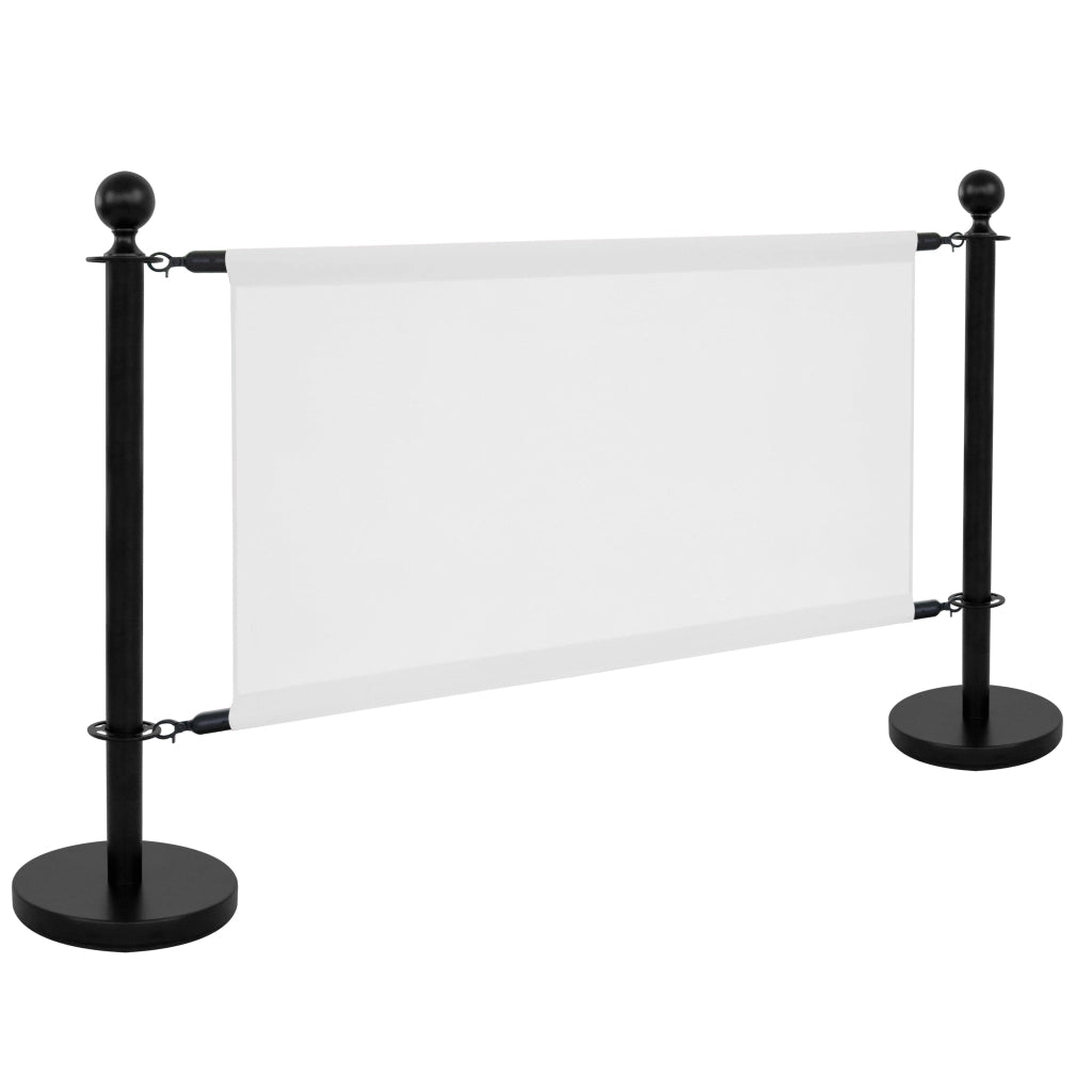 Oviala - Tela bianca per separatore di terrazza 100x69cm