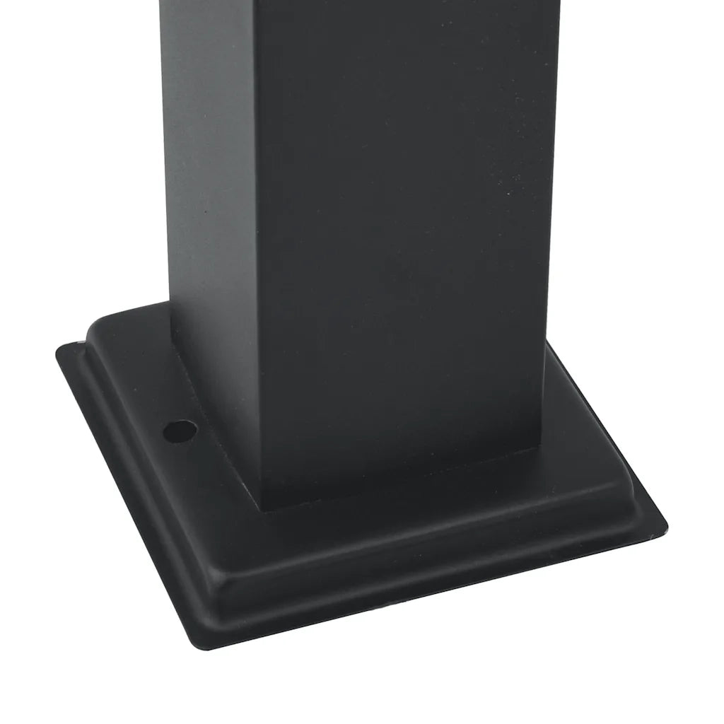 Lampada a paletto 50 cm Nera IP44 4006071