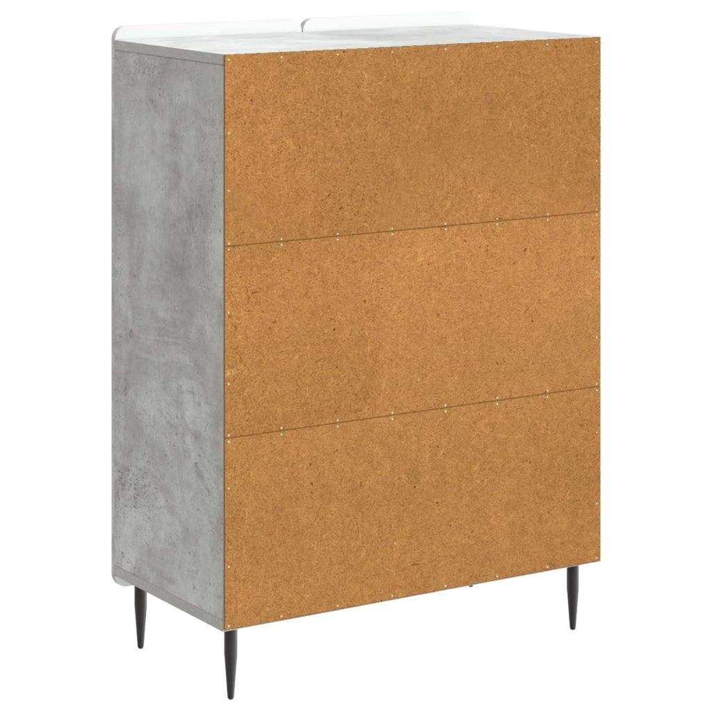 Credenza Grigio Cemento 66 x 34,5 x 92 cm Legno ingegnerizzato 894358