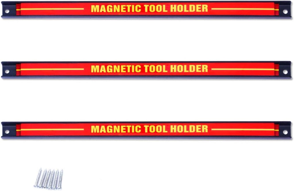 Portautensili Magnetico Composto da 3/6 Pezzi per Chiave Coltelli Cacciaviti,Capacità Carico10 kg (6)
