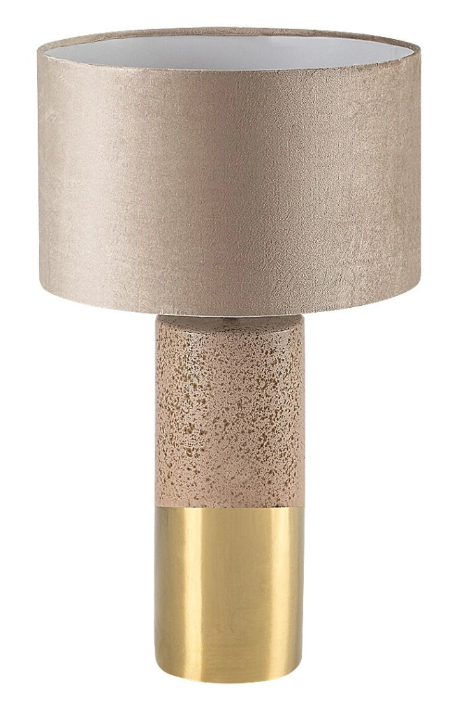 Lampada da tavolo ceramica oro-bronzo E27 Yelda Rabalux