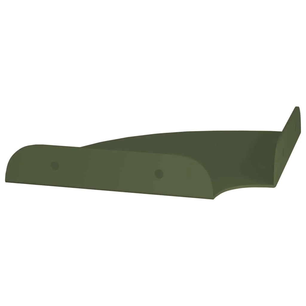 Mensola sospesa 2 pcs Verde oliva 15 x 15 x 2 cm 8004082