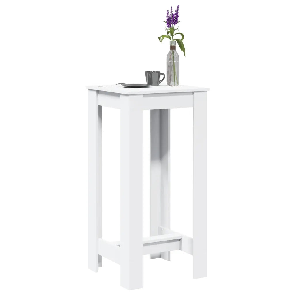Tavolo da Bar Bianco 51x50x103,5 cm in Truciolato 854400