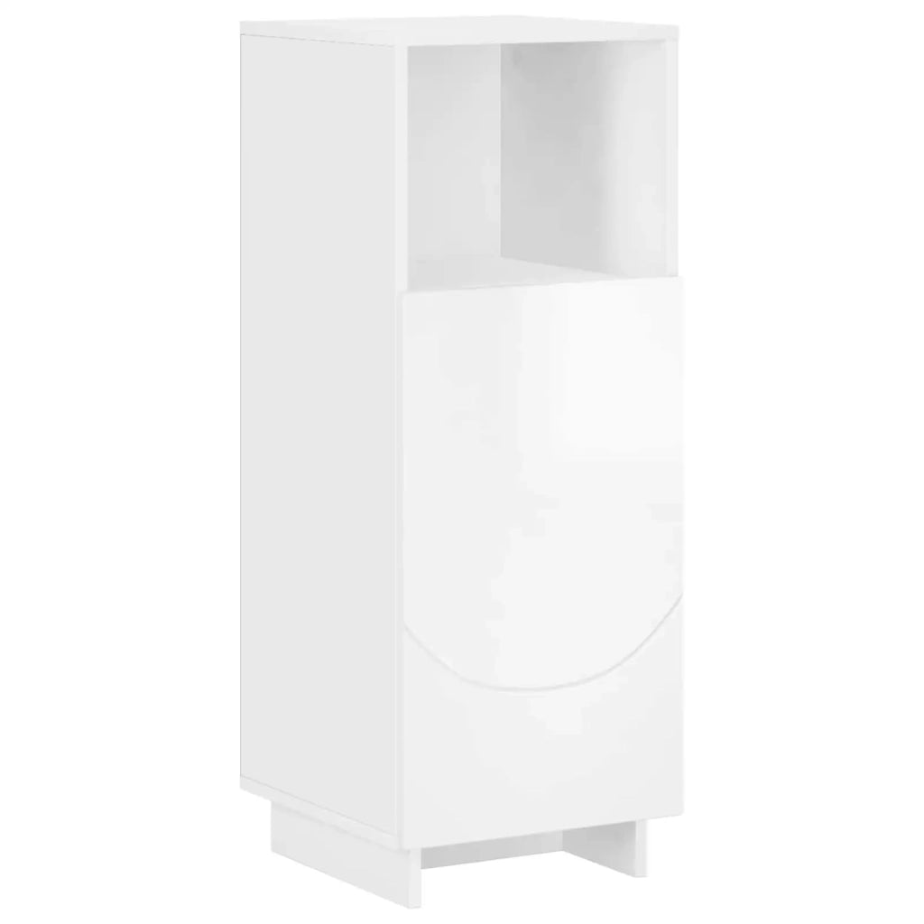 Set mobili da bagno 3 pz Bianco Lucido Legno ingegnerizzato 3433059