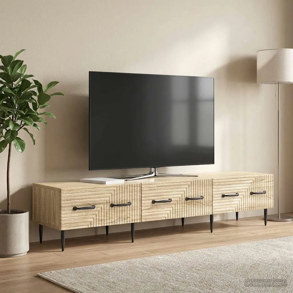 Mobile TV Rovere Sonoma 147 x 34,5 x 30 cm Legno ingegnerizzato 894937