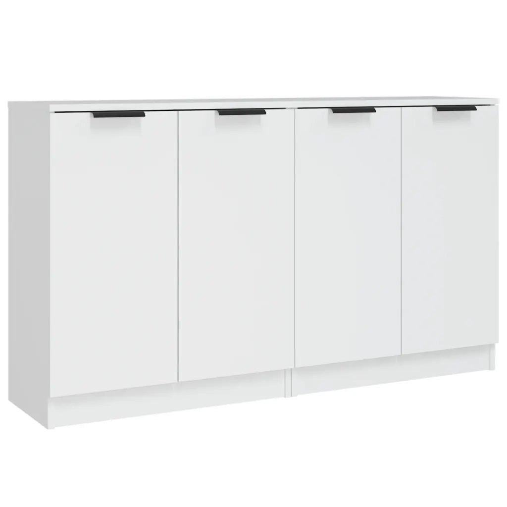 Credenze 2 pz Bianche 60x30x70 cm in Legno Multistrato cod mxl 65251