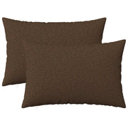 Federa 2 pz HEERLEN Marrone 50 x 70 cm Tessuto 911237