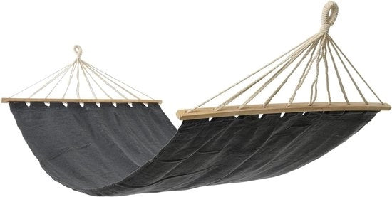Materasso a sospensione in canapa grigio 100x200cm